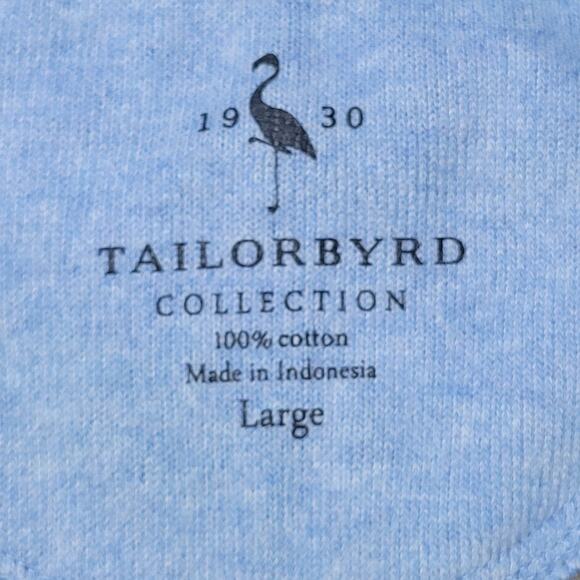 Tailorbyrd Collection Brushed French Rib Quarter Zip Pullover Sweater L NWT - Picture 7 of 11